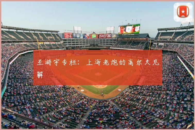 王游宇专栏:上海老炮的高尔夫见解